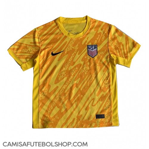 Camisa de time de futebol Estados Unidos Goleiro Replicas 1º Equipamento Copa America 2024 Manga Curta